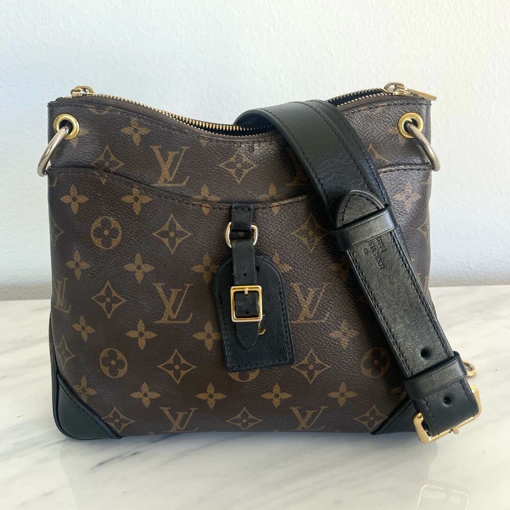 Authentic Louis Vuitton 2020 Monogram Odeon PM Black